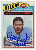 Robert Brazile Signed Houston Oilers 1977 Topps Football Card #240 w/HOF'18 - BRACAR306 - Robert Brazile Signed Houston Oilers 1977 Topps Football Card #240 w/HOF'18 product image