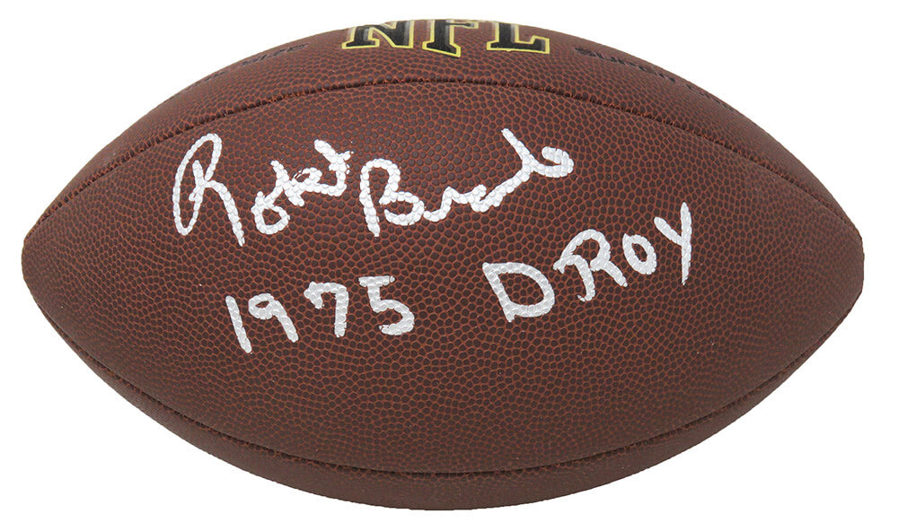 Robert Brazile Signed Wilson Super Grip Full Size NFL Football w/1975 DROY - BRAFTB312 - Robert Brazile Signed Wilson Super Grip Full Size NFL Football w/1975 DROY product image