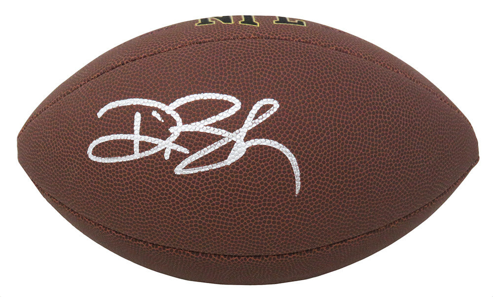 Deion Branch Signed Wilson Super Grip Full Size NFL Football - BRAFTB320 - Deion Branch Signed Wilson Super Grip Full Size NFL Football product image