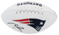 Tom Brady Signed New England Patriots White Logo Football - (Fanatics) - BRAFTB330 - Tom Brady Signed New England Patriots White Logo Football - (Fanatics) product image