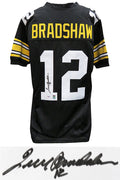 Terry Bradshaw Signed Black Custom Throwback Jersey (PSA/DNA) - BRAJRY301 - Terry Bradshaw Signed Black Custom Throwback Jersey (PSA/DNA) product image