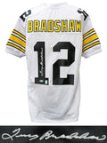 Terry Bradshaw Signed White Custom Football Jersey (Beckett) - BRAJRY302 - Terry Bradshaw Signed White Custom Football Jersey (Beckett) product image