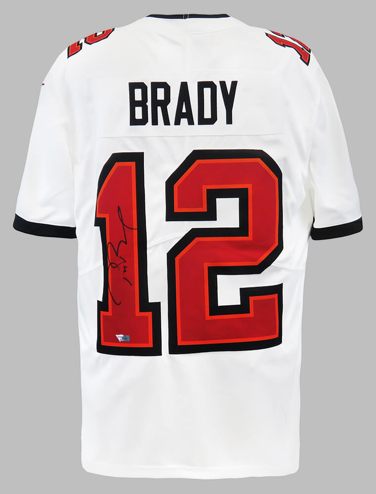 Tom Brady Signed Tampa Bay Buccaneers White Nike Football Jersey (Fanatics) - BRAJRY314 - Tom Brady Signed Tampa Bay Buccaneers White Nike Football Jersey (Fanatics) product image