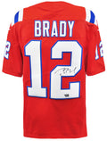 Tom Brady Signed New England Patriots Red Nike Limited Football Jersey - (Fanatics) - BRAJRY315 - Tom Brady Signed New England Patriots Red Nike Limited Football Jersey - (Fanatics) product image