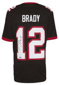 Tom Brady Signed Tampa Bay Buccaneers Pewter Nike Football Jersey - (Fanatics) - BRAJRY317 - Tom Brady Signed Tampa Bay Buccaneers Pewter Nike Football Jersey - (Fanatics) product image