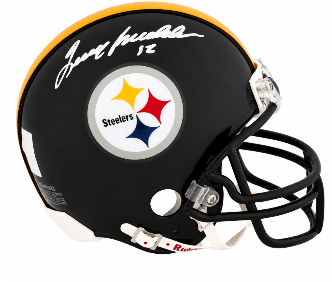 Terry Bradshaw Signed Pittsburgh Steelers Riddell (VSR4) Mini Helmet - BRAMIN305 - Terry Bradshaw Signed Pittsburgh Steelers Riddell (VSR4) Mini Helmet product image