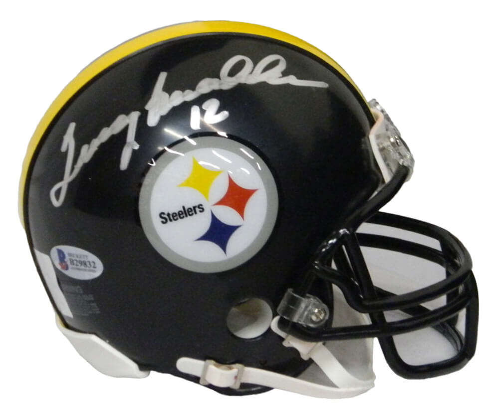 Terry Bradshaw Signed Steelers Riddell Mini Helmet - BRAMIN310 - Terry Bradshaw Signed Steelers Riddell Mini Helmet product image