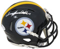 Terry Bradshaw Signed Pittsburgh Steelers Riddell Speed Mini Helmet (Beckett) - BRAMIN314 - Terry Bradshaw Signed Pittsburgh Steelers Riddell Speed Mini Helmet (Beckett) product image