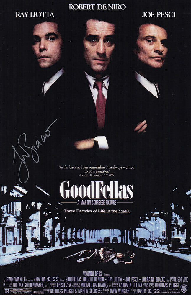 Lorraine Bracco Signed Goodfellas 11x17 Movie Poster - BRAPST500 - Lorraine Bracco Signed Goodfellas 11x17 Movie Poster product image