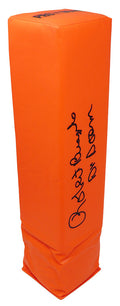 Robert Brazile Signed Orange Endzone Football Pylon w/Dr. Doom - BRAPYL301 - Robert Brazile Signed Orange Endzone Football Pylon w/Dr. Doom product image