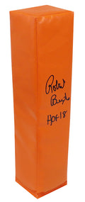 Robert Brazile Signed Orange Endzone Pylon w/HOF'18 - BRAPYL303 - Robert Brazile Signed Orange Endzone Pylon w/HOF'18 product image