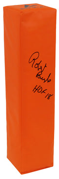 Robert Brazile Signed BSN Orange Football Endzone Pylon w/HOF'18 - BRAPYL304 - Robert Brazile Signed BSN Orange Football Endzone Pylon w/HOF'18 product image