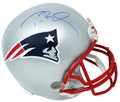 Tom Brady Signed New England Patriots Riddell Full Size Replica Helmet - BRAREP300 - Tom Brady Signed New England Patriots Riddell Full Size Replica Helmet product image