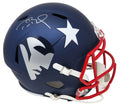 Tom Brady Signed New England Patriots AMP Alternate Series Riddell Full Size Speed Replica Helmet - BRAREP305 - Tom Brady Signed New England Patriots AMP Alternate Series Riddell Full Size Speed Replica Helmet product image