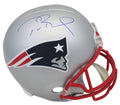 Tom Brady Signed New England Patriots Riddell Full Size Replica Helmet (Fanatics) - BRAREP307 - Tom Brady Signed New England Patriots Riddell Full Size Replica Helmet (Fanatics) product image