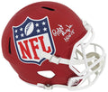 Robert Brazile Signed NFL Shield Logo FLASH Riddell Full Size Speed Replica helmet w/HOF'18 - BRAREP324 - Robert Brazile Signed NFL Shield Logo FLASH Riddell Full Size Speed Replica helmet w/HOF'18 product image