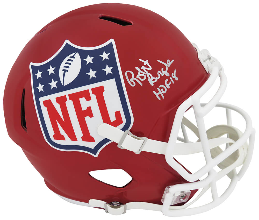 Robert Brazile Signed NFL Shield Logo FLASH Riddell Full Size Speed Replica helmet w/HOF'18 - BRAREP324 - Robert Brazile Signed NFL Shield Logo FLASH Riddell Full Size Speed Replica helmet w/HOF'18 product image