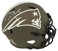 Tom Brady Signed New England Patriots Salute to Service Riddell Full Size Speed Replica Helmet (Fanatics) - BRAREP353 - Tom Brady Signed New England Patriots Salute to Service Riddell Full Size Speed Replica Helmet (Fanatics) product image