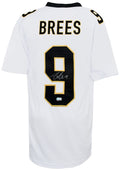 Drew Brees Signed White Custom Football Jersey (Beckett) - BREJRY301 - Drew Brees Signed White Custom Football Jersey (Beckett) product image