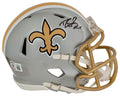 Drew Brees Signed New Orleans Saints FLASH Riddell Speed Mini Helmet - (Beckett) - BREMIN301 - Drew Brees Signed New Orleans Saints FLASH Riddell Speed Mini Helmet - (Beckett) product image