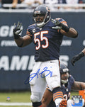 Lance Briggs Signed Chicago Bears Navy Jersey 8x10 Photo - BRI08P300 - Lance Briggs Signed Chicago Bears Navy Jersey 8x10 Photo product image