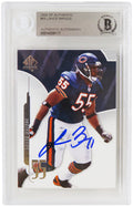 Lance Briggs Signed Chicago Bears 2008 SP Authentic Football Trading Card #65 - (Beckett Encapsulated) - BRICAR301 - Lance Briggs Signed Chicago Bears 2008 SP Authentic Football Trading Card #65 - (Beckett Encapsulated) product image