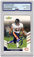 Lance Briggs Signed Chicago Bears 2007 Score Football Trading Card #40 - (PSA Encapsulated) - BRICAR305 - Lance Briggs Signed Chicago Bears 2007 Score Football Trading Card #40 - (PSA Encapsulated) product image