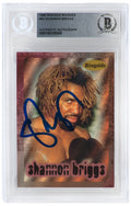 Shannon Briggs Signed 1991 Ringside Boxing Trading Card #R2 - (Beckett Encapsulated) - BRICAR501 - Shannon Briggs Signed 1991 Ringside Boxing Trading Card #R2 - (Beckett Encapsulated) product image