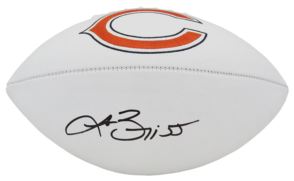 Lance Briggs Signed Chicago Bears Wilson White Logo Football - BRIFTB300 - Lance Briggs Signed Chicago Bears Wilson White Logo Football product image