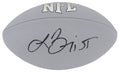 Lance Briggs Signed Wilson MVP Silver Full Size Football - BRIFTB304 - Lance Briggs Signed Wilson MVP Silver Full Size Football product image