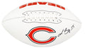 Lance Briggs Signed Chicago Bears Fanklin White Logo Football - BRIFTB306 - Lance Briggs Signed Chicago Bears Fanklin White Logo Football product image