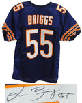 Lance Briggs Signed Navy Custom Jersey - BRIJRY300 - Lance Briggs Signed Navy Custom Jersey product image