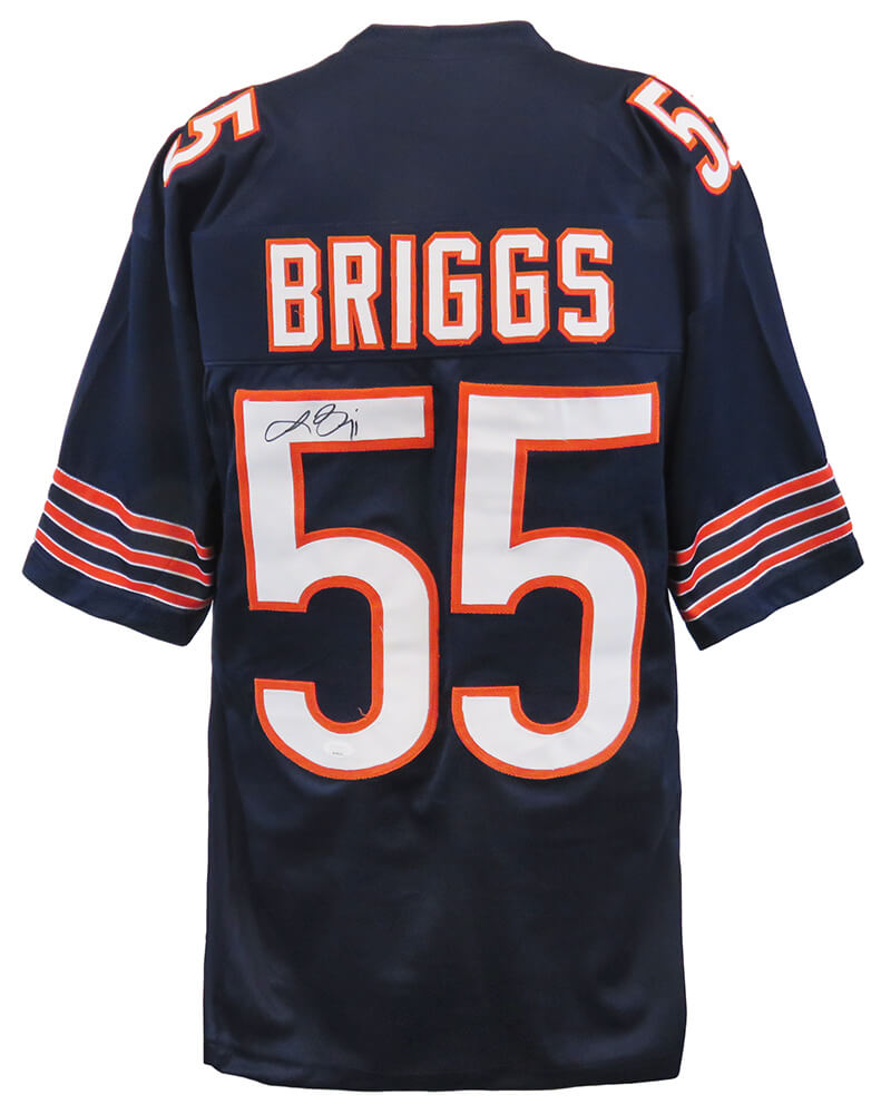 Lance Briggs Signed Navy Custom Football Jersey - (JSA) - BRIJRY304 - Lance Briggs Signed Navy Custom Football Jersey - (JSA) product image
