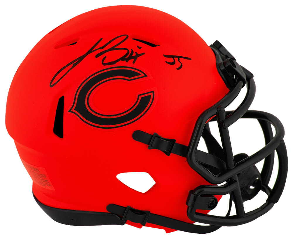 Lance Briggs Signed Chicago Bears RAVE Riddell Speed Mini Helmet - BRIMIN305 - Lance Briggs Signed Chicago Bears RAVE Riddell Speed Mini Helmet product image