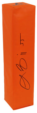 Lance Briggs Signed BSN Orange Football Endzone Pylon - BRIPYL301 - Lance Briggs Signed BSN Orange Football Endzone Pylon product image