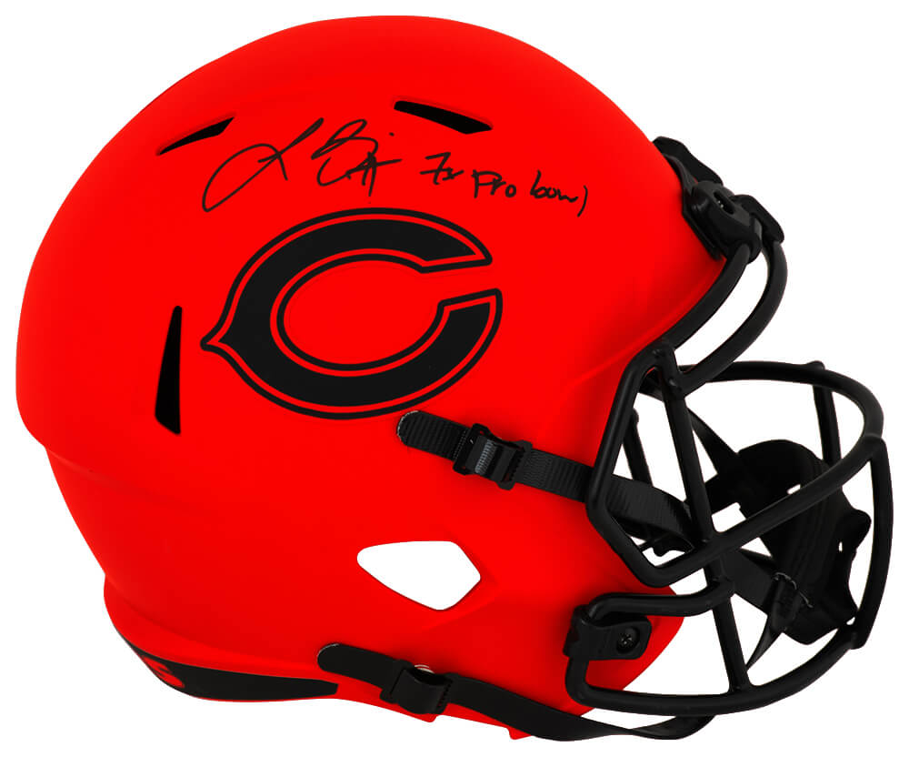 Lance Briggs Signed Chicago Bears RAVE Riddell Full Size Speed Replica Helmet w/7x Pro Bowl - BRIREP306 - Lance Briggs Signed Chicago Bears RAVE Riddell Full Size Speed Replica Helmet w/7x Pro Bowl product image