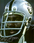 Bob Brown Signed Raiders Headshot Close Up 8x10 Photo - BRO08P320 - Bob Brown Signed Raiders Headshot Close Up 8x10 Photo product image