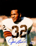 Jim Brown Signed Cleveland Browns 8x10 Photo (Beckett) - BRO08P330 - Jim Brown Signed Cleveland Browns 8x10 Photo (Beckett) product image
