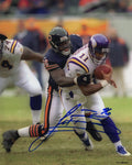 Alex Brown Signed Chicago Bears Sacking Culpepper 8x10 Photo - BRO08P355 - Alex Brown Signed Chicago Bears Sacking Culpepper 8x10 Photo product image
