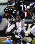 Reggie Brown Signed Philadelphia Eagles Action vs Titans 8x10 Photo - BRO08P375TW - Reggie Brown Signed Philadelphia Eagles Action vs Titans 8x10 Photo product image