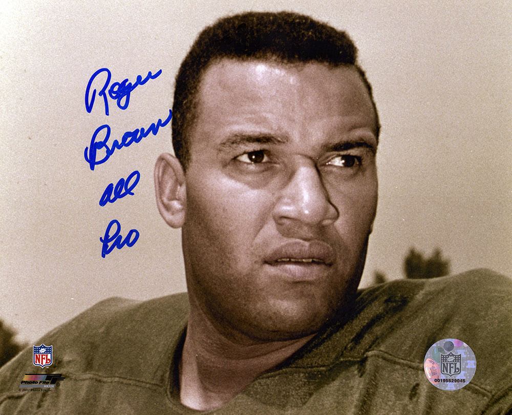 Roger Brown Signed Detroit Lions Head Shot Close Up 8x10 Photo w/All Pro - BRO08P381TW - Roger Brown Signed Detroit Lions Head Shot Close Up 8x10 Photo w/All Pro product image