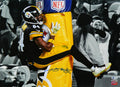 Antonio Brown Signed Pittsburgh Steelers Goal Post Hug Touchdown Celebration Spotlight 16x20 Photo - BRO16P311 - Antonio Brown Signed Pittsburgh Steelers Goal Post Hug Touchdown Celebration Spotlight 16x20 Photo product image