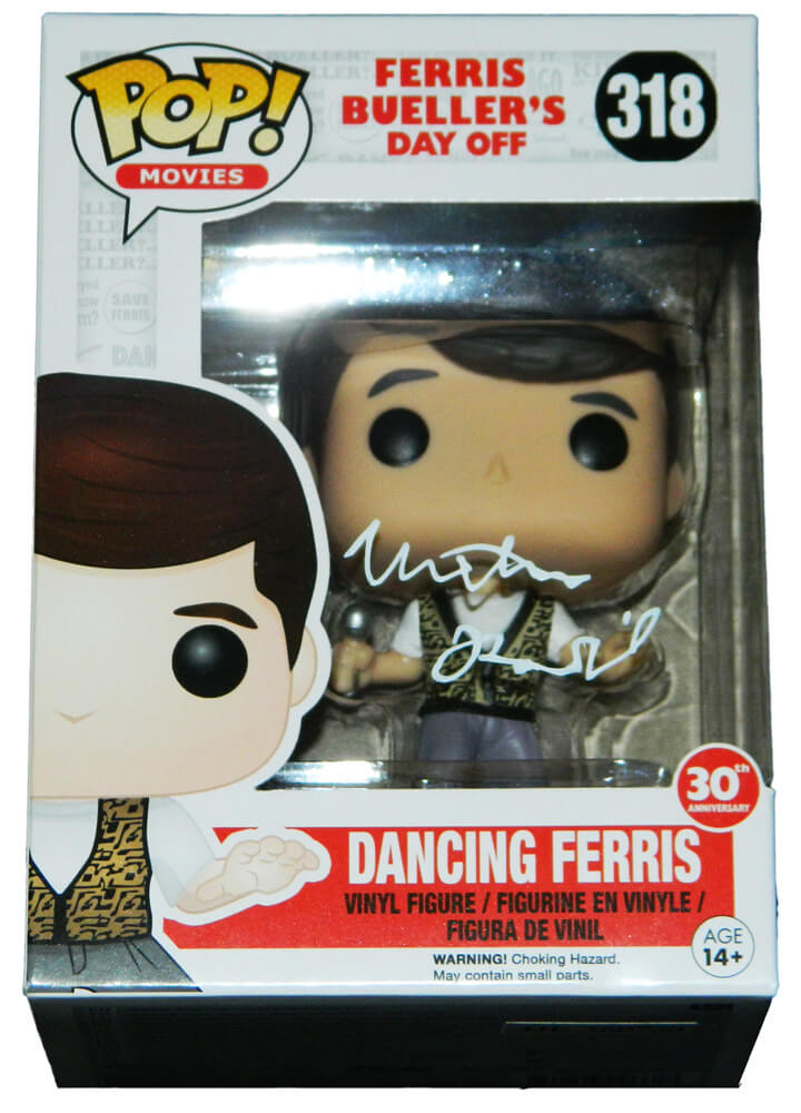 Matthew Broderick Signed Ferris Bueller's Day Off Dancing Ferris Funko Pop Doll #318 - BROFUN501 - Matthew Broderick Signed Ferris Bueller's Day Off Dancing Ferris Funko Pop Doll #318 product image