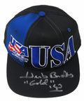 Herb Brooks Signed USA Hockey Starter Hat w/Gold 80  (PSA/DNA) - BROHAT400 - Herb Brooks Signed USA Hockey Starter Hat w/Gold 80 (PSA/DNA) product image