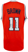 Dee Brown Signed Orange Custom Basketball Jersey w/2005 Big 10 POY - BROJRY200 - Dee Brown Signed Orange Custom Basketball Jersey w/2005 Big 10 POY product image