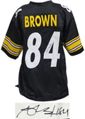 Antonio Brown Signed Black Custom Football Jersey - BROJRY300 - Antonio Brown Signed Black Custom Football Jersey product image