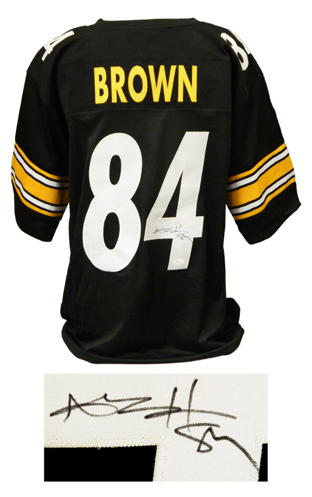 Antonio Brown Signed Black Custom Football Jersey (JSA) - BROJRY302 - Antonio Brown Signed Black Custom Football Jersey (JSA) product image