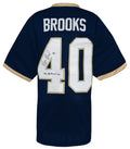 Reggie Brooks Signed Navy Custom College Football Jersey w/1992 All American - BROJRY335 - Reggie Brooks Signed Navy Custom College Football Jersey w/1992 All American product image