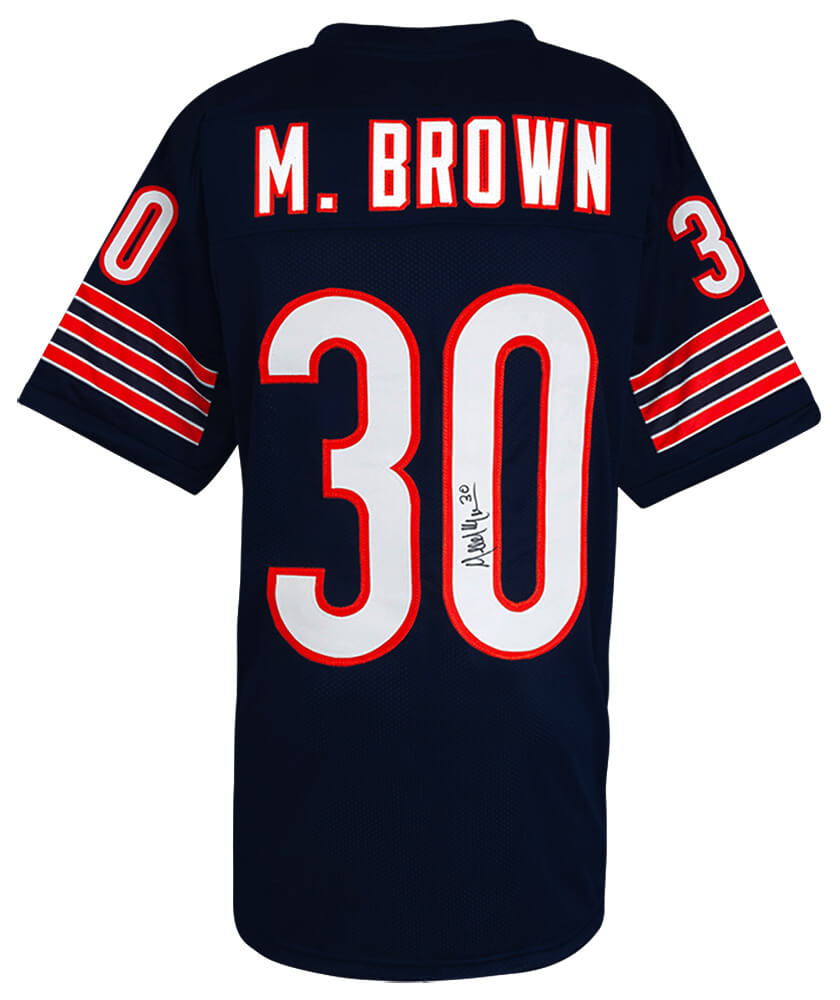 Mike Brown Signed Navy Custom Football Jersey - BROJRY340 - Mike Brown Signed Navy Custom Football Jersey product image