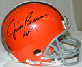 Jim Brown Signed Browns Throwback Riddell Mini Helmet w/"HOF'71" - BROMIN300 - Jim Brown Signed Browns Throwback Riddell Mini Helmet w/"HOF'71" product image